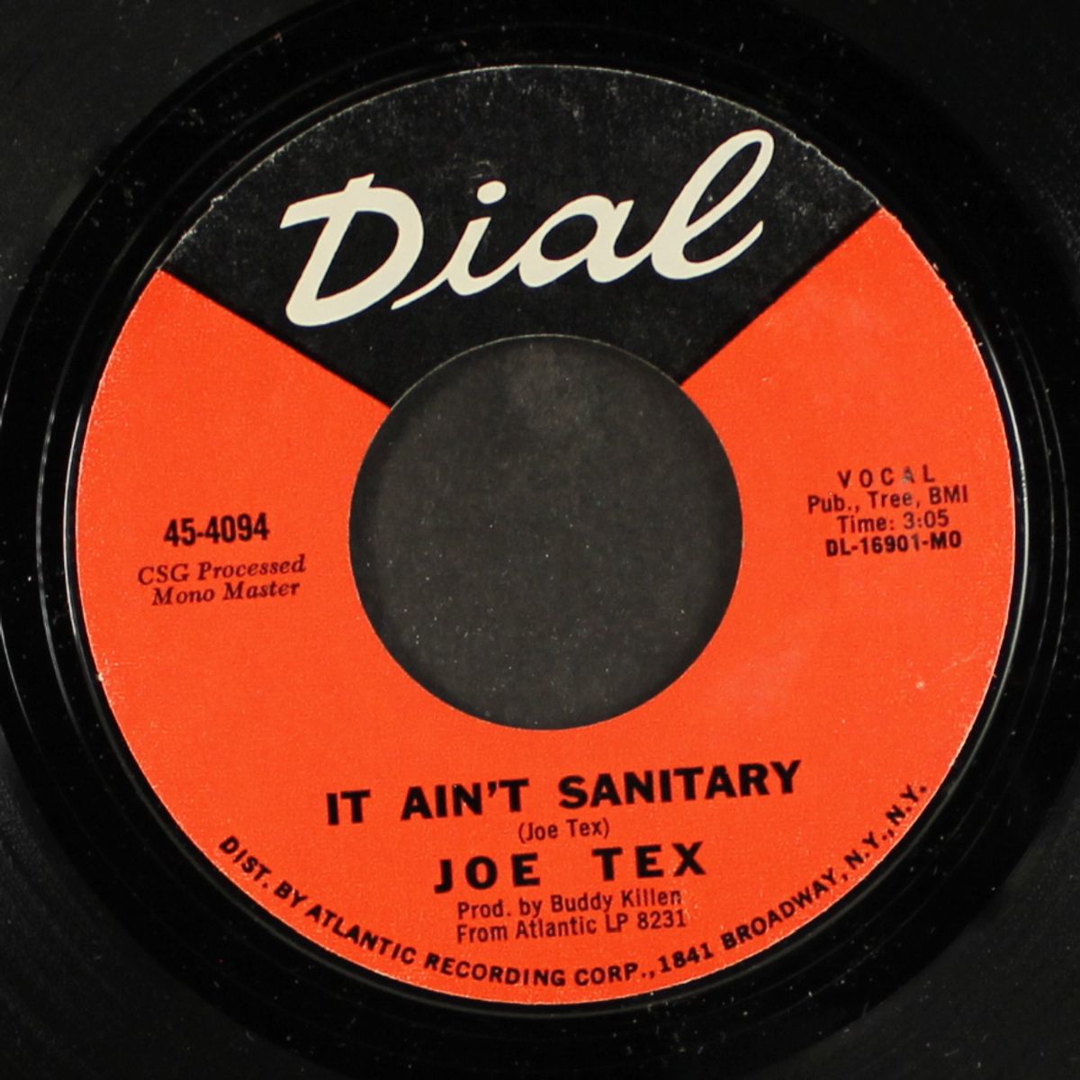 it ain't sanitary / we can't sit down now by JOE TEX