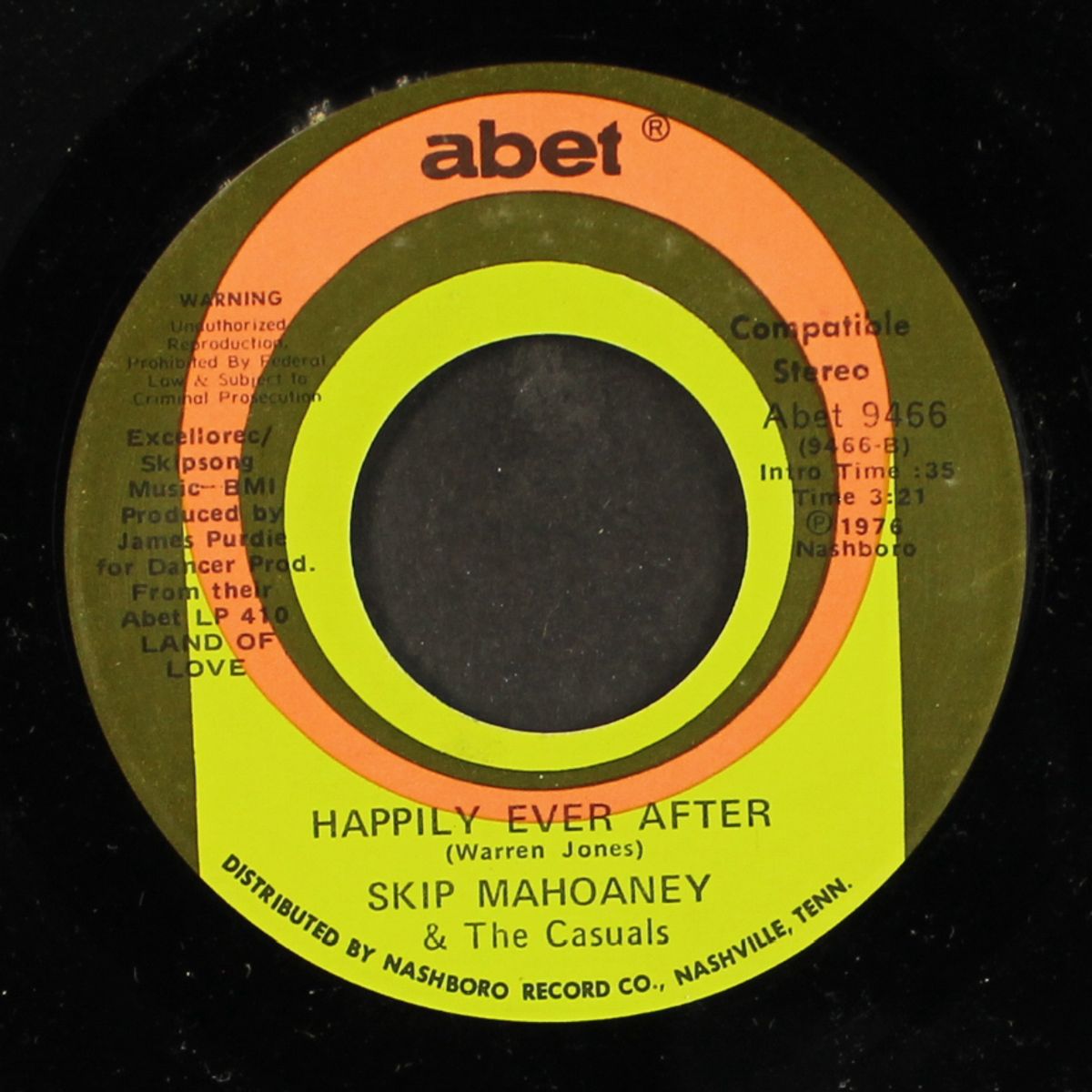 bless my soul / happily ever after by SKIP MAHOANEY & CASUALS