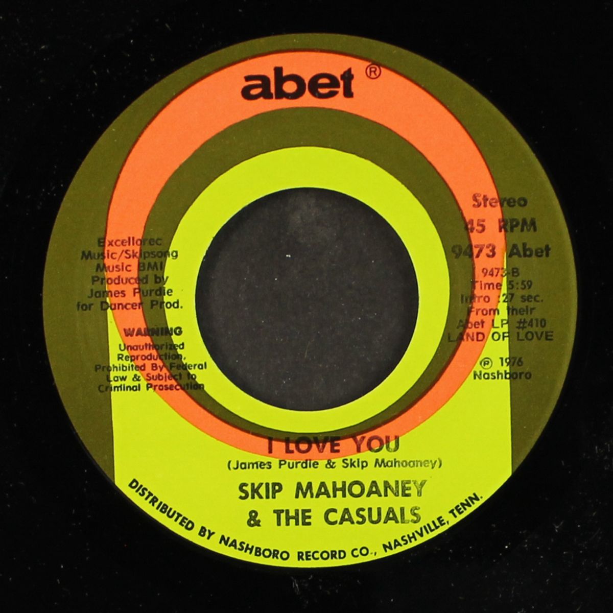 land of love / i love you by SKIP MAHOANEY & CASUALS