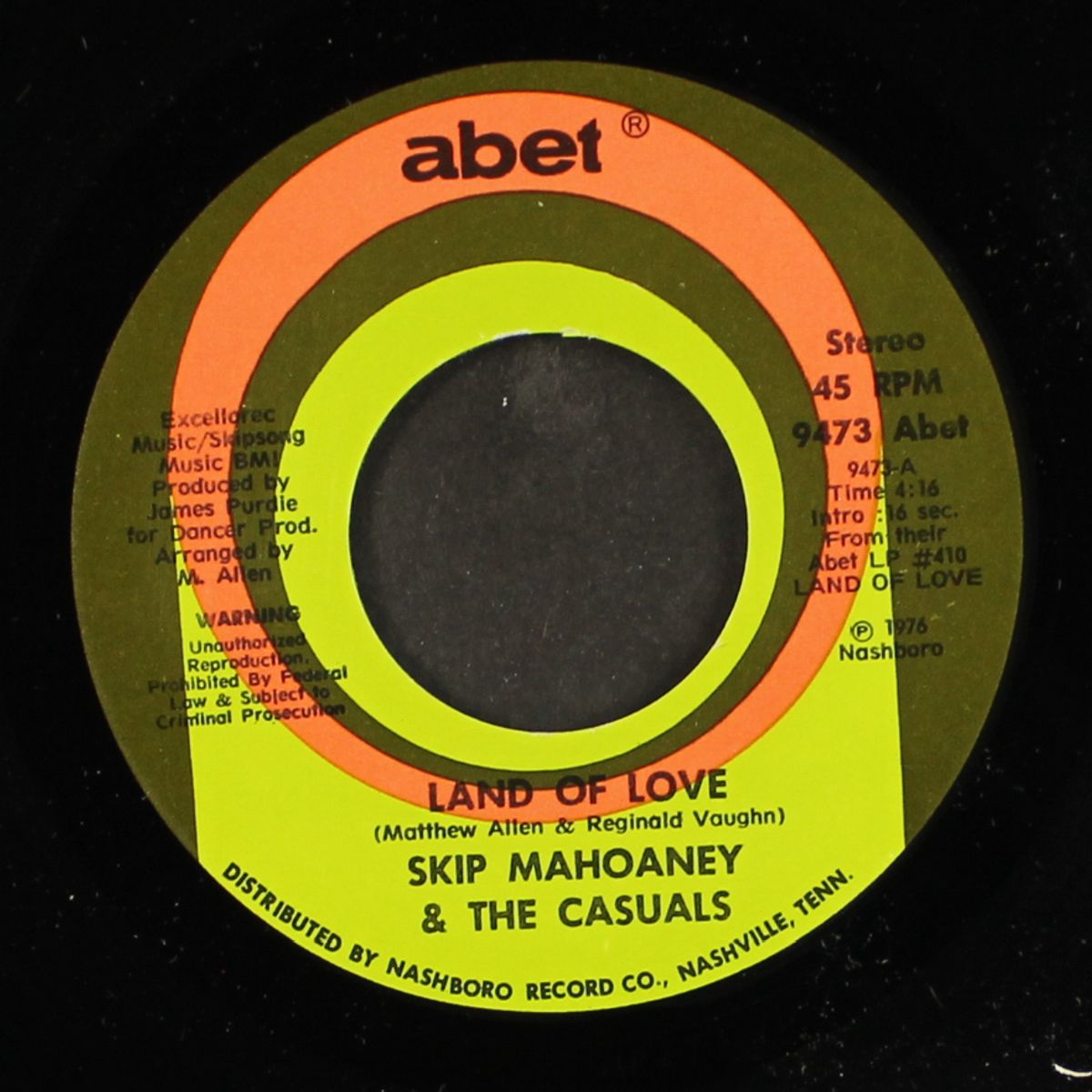 land of love / i love you by SKIP MAHOANEY & CASUALS