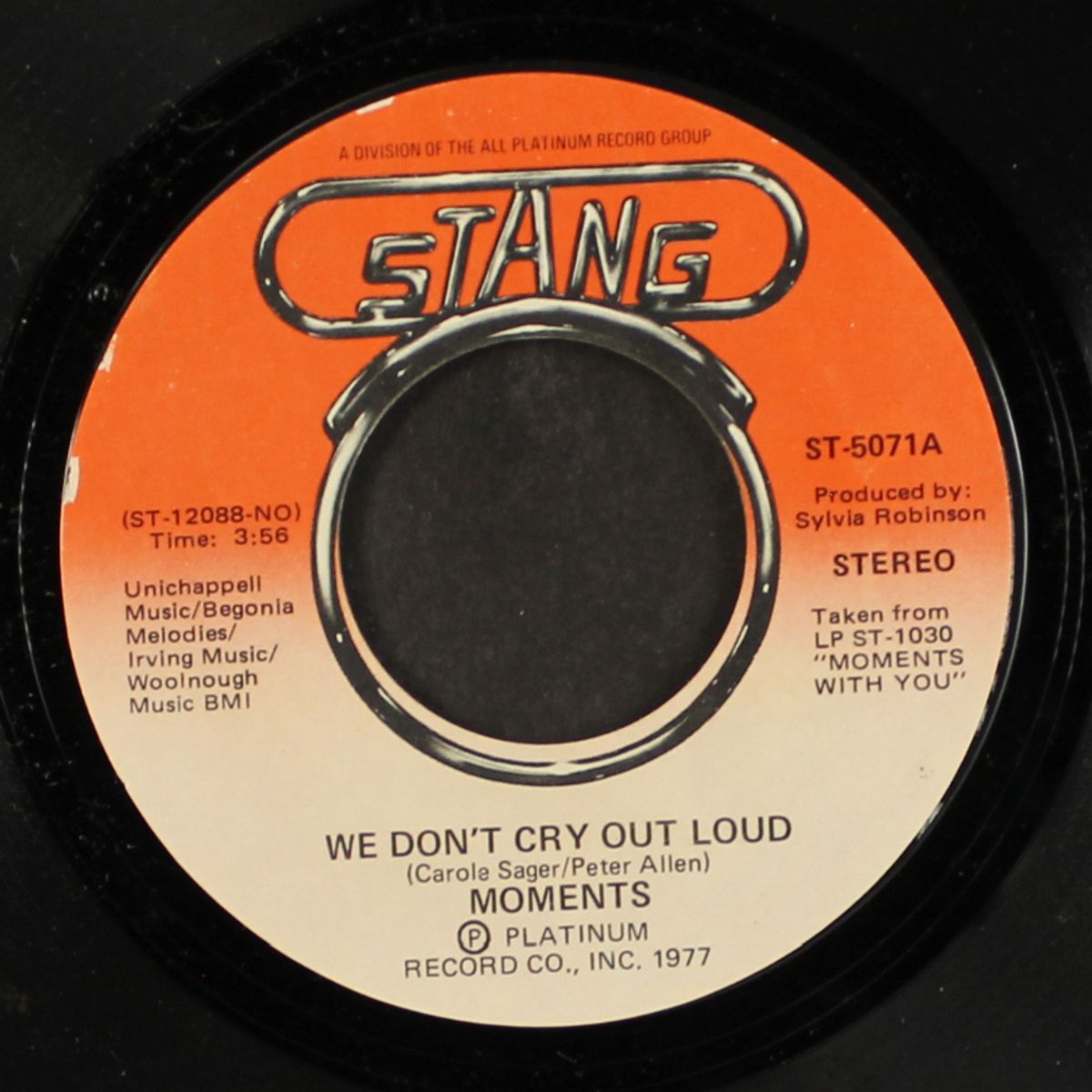 we don't cry out loud by MOMENTS