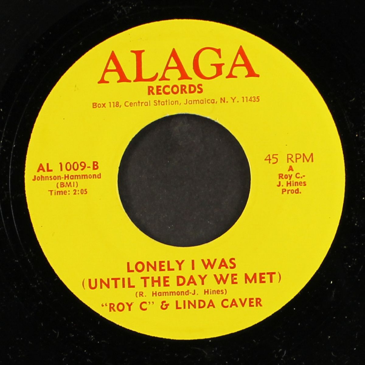 since i met you baby / lonely i was by ROY C & LINDA CAVER