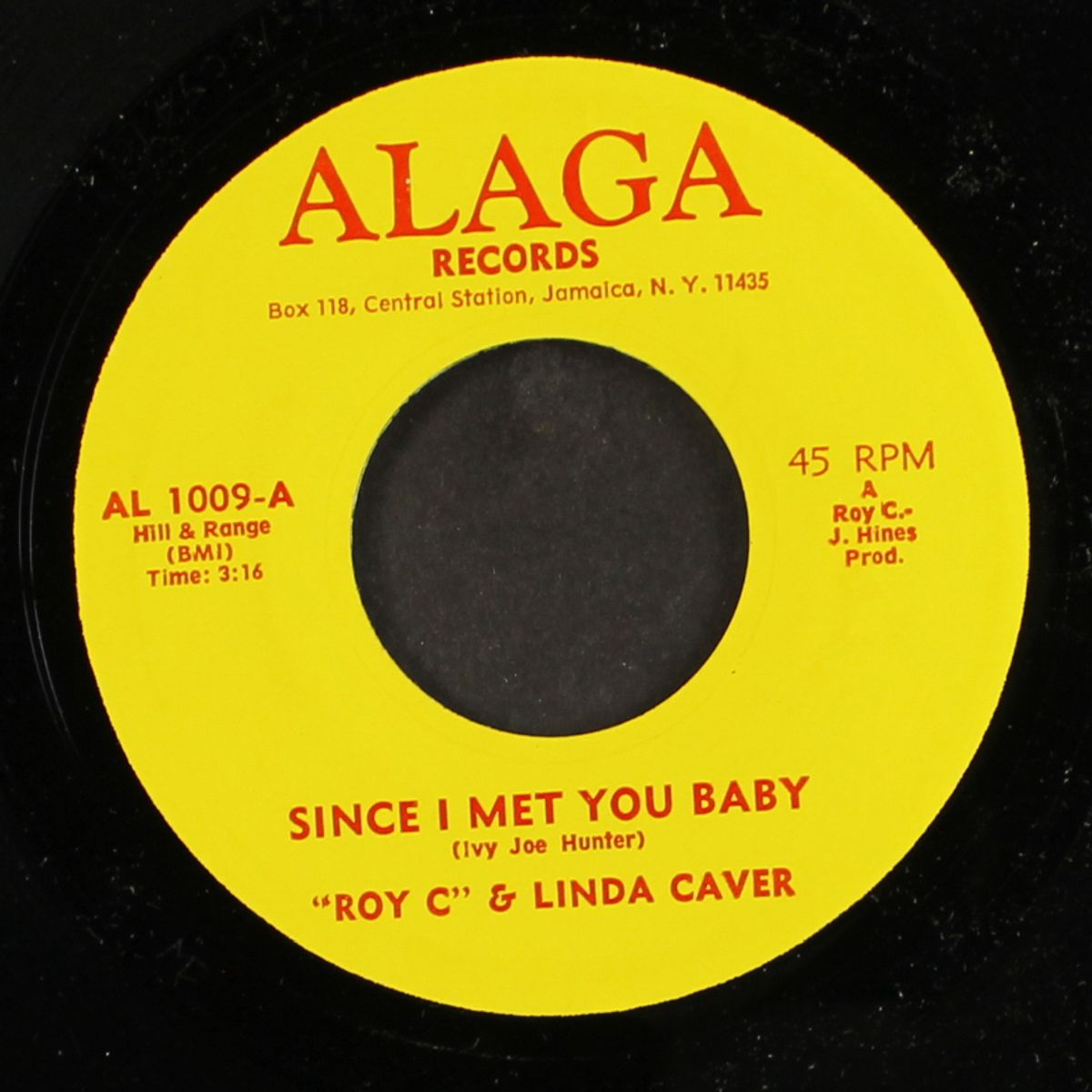 since i met you baby / lonely i was by ROY C & LINDA CAVER