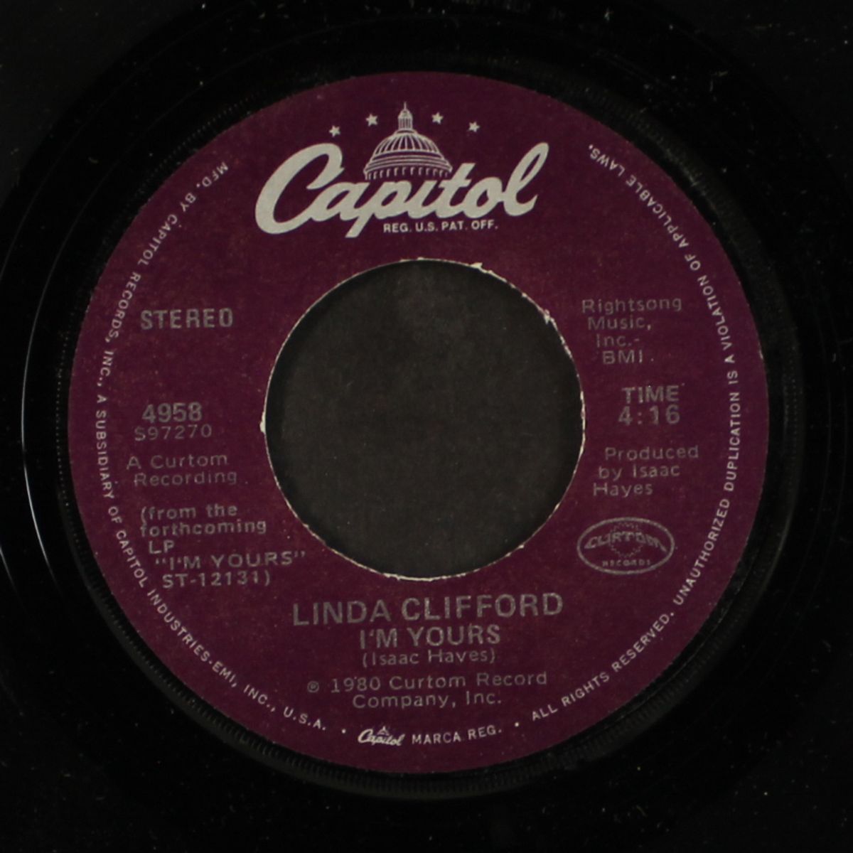 i had a talk with my man / i'm yours by LINDA CLIFFORD