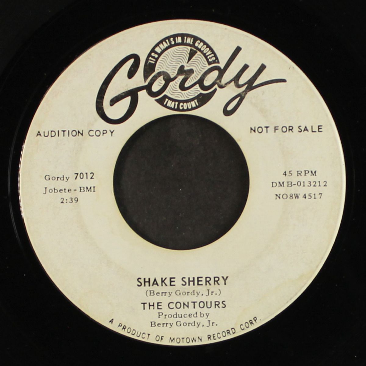 shake sherry / you better get in line by CONTOURS