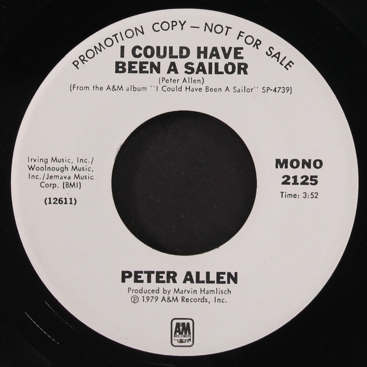 i could have been a sailor / mono by PETER ALLEN