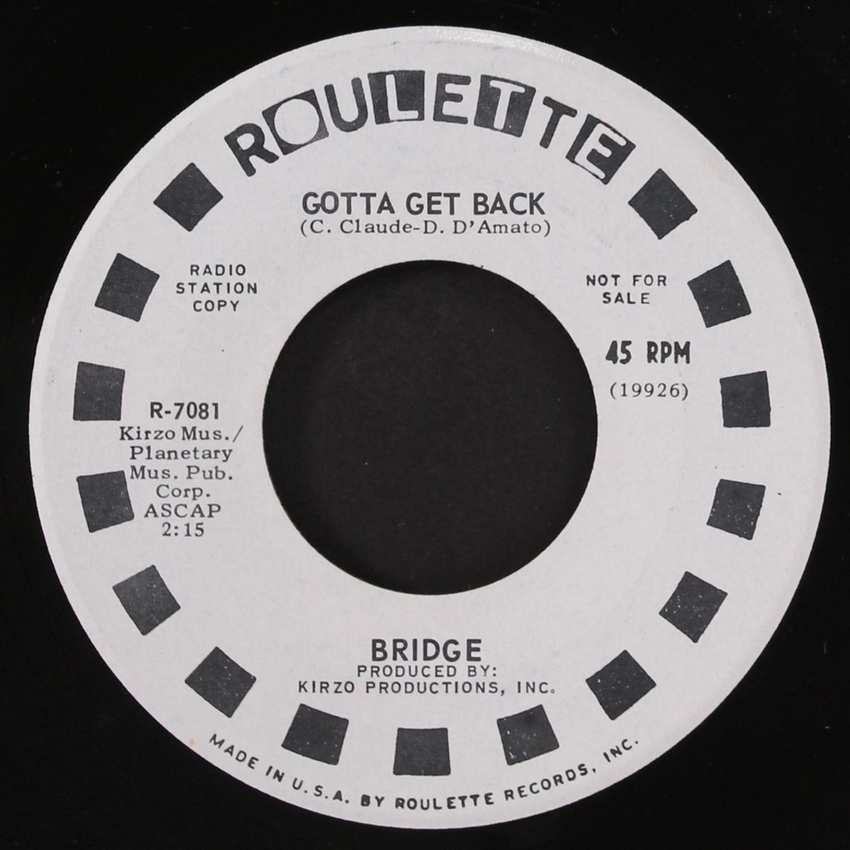 gotta get back / love is there by BRIDGE