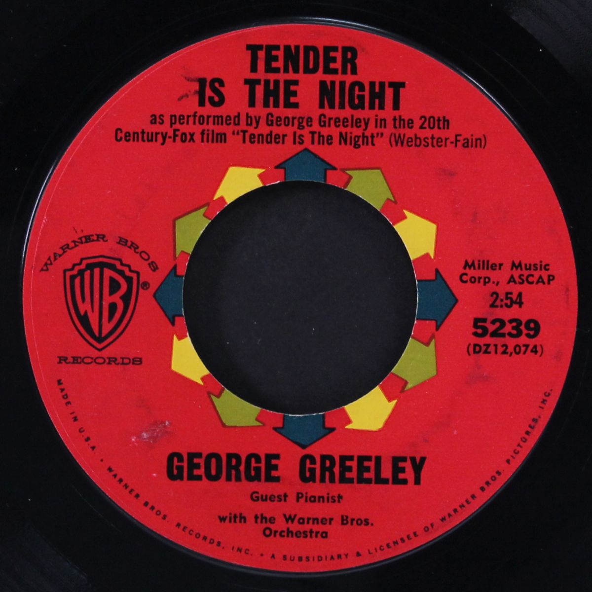 tender is the night by GEORGE GREELEY