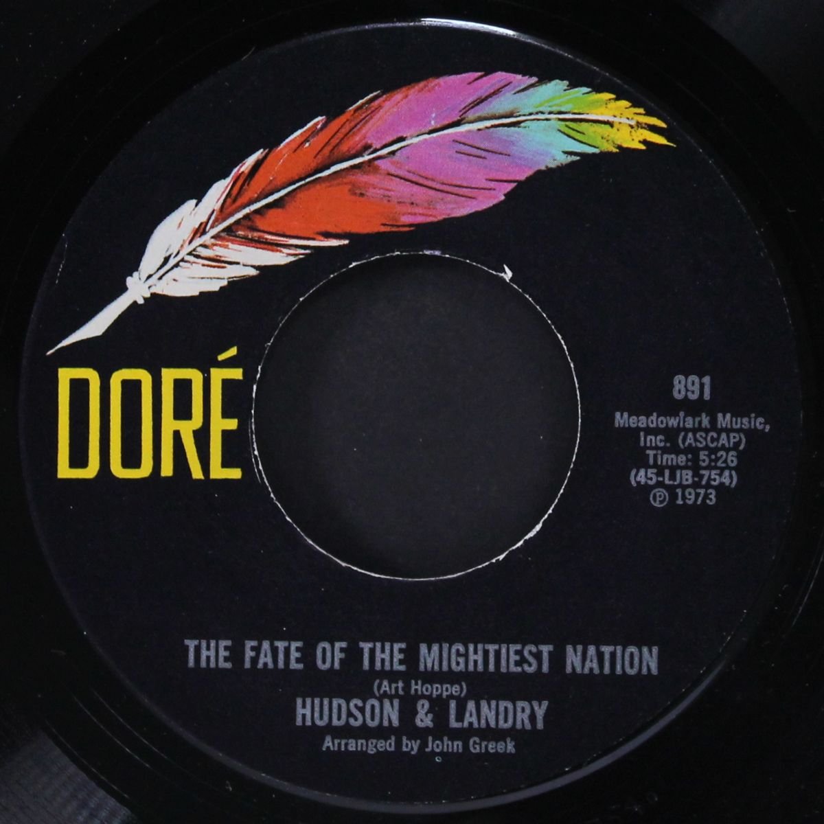 the fate of the mightiest nation by HUDSON & LANDRY