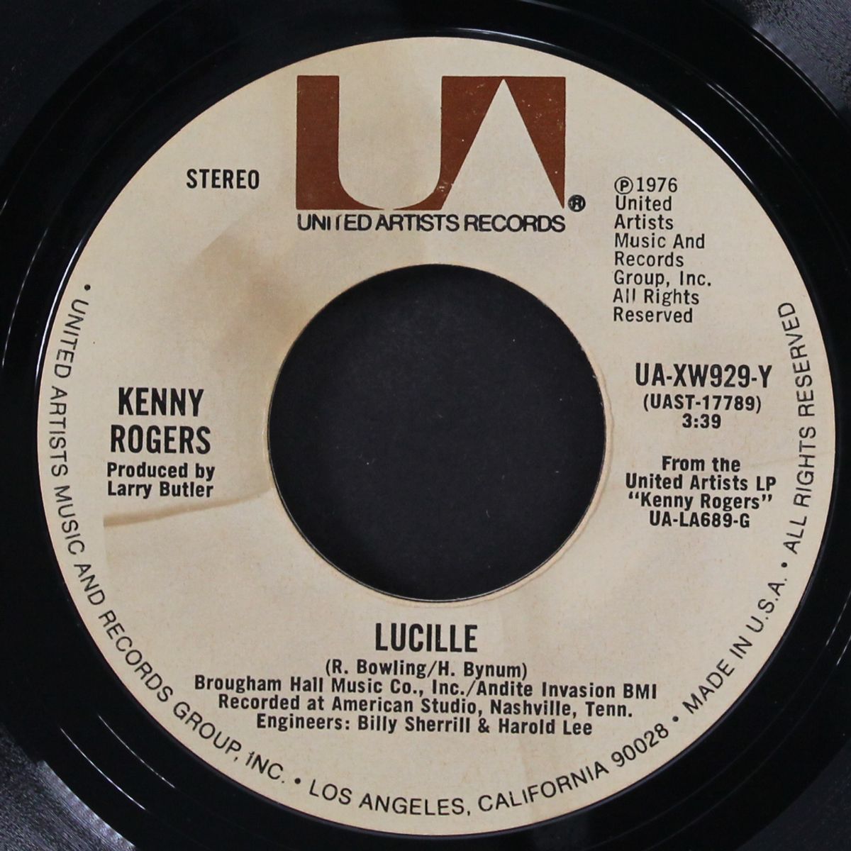 lucille / till i get it right by KENNY ROGERS