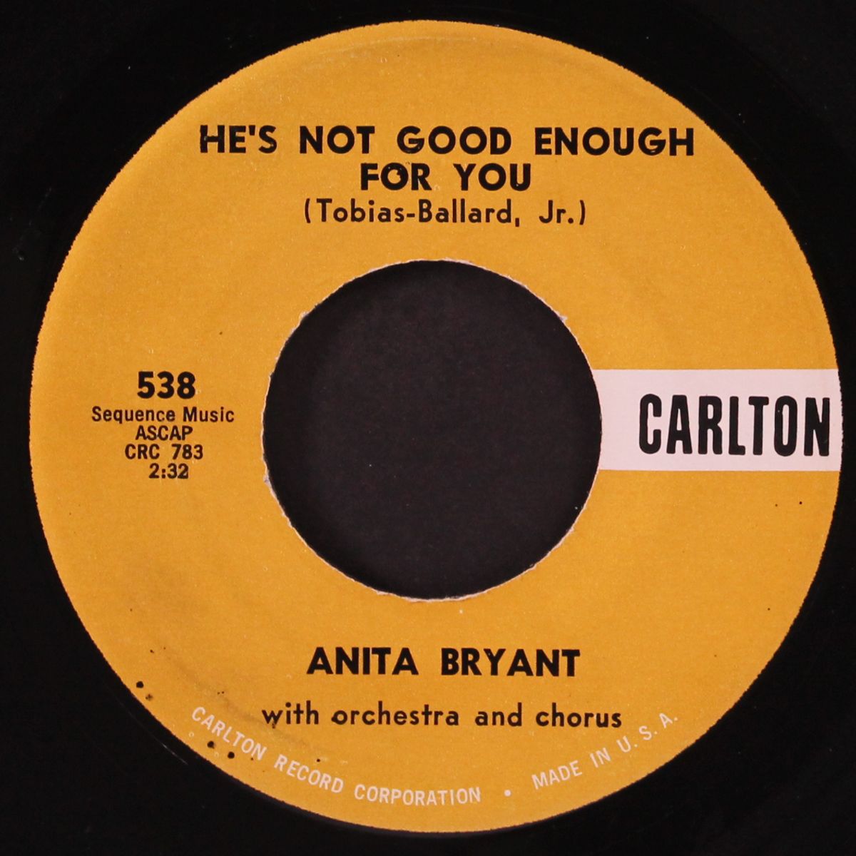 a texan and a girl from mexico by ANITA BRYANT