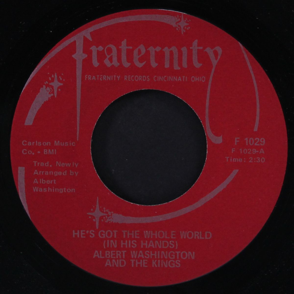 having a good time / he's got the whole world in his hands by ALBERT WASHINGTON