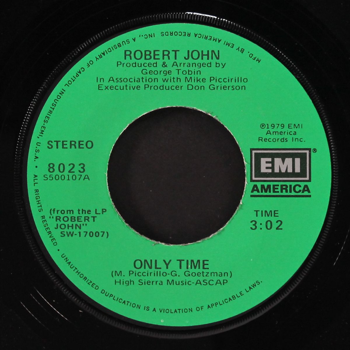 only time by ROBERT JOHN