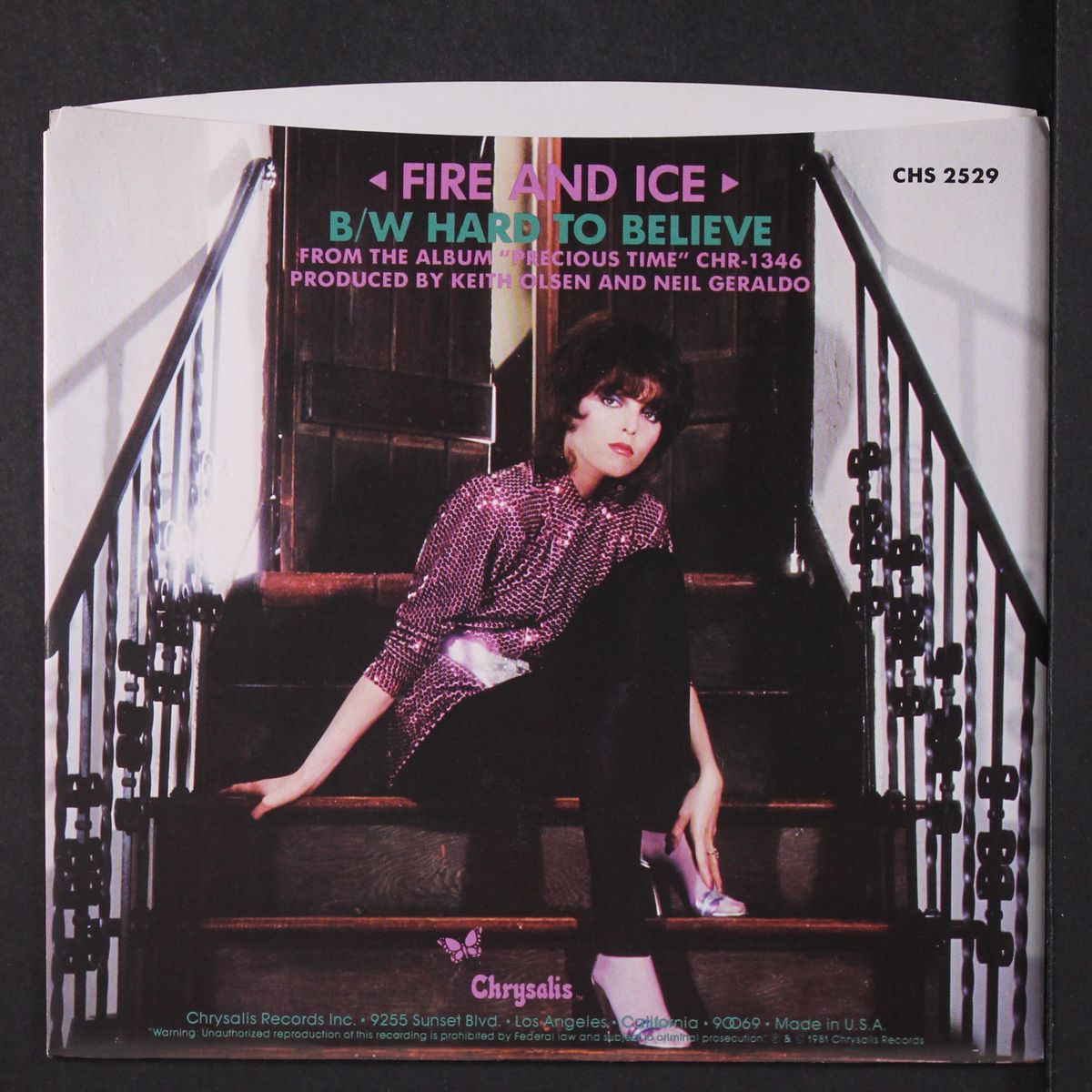 fire and ice / hard to believe by PAT BENATAR