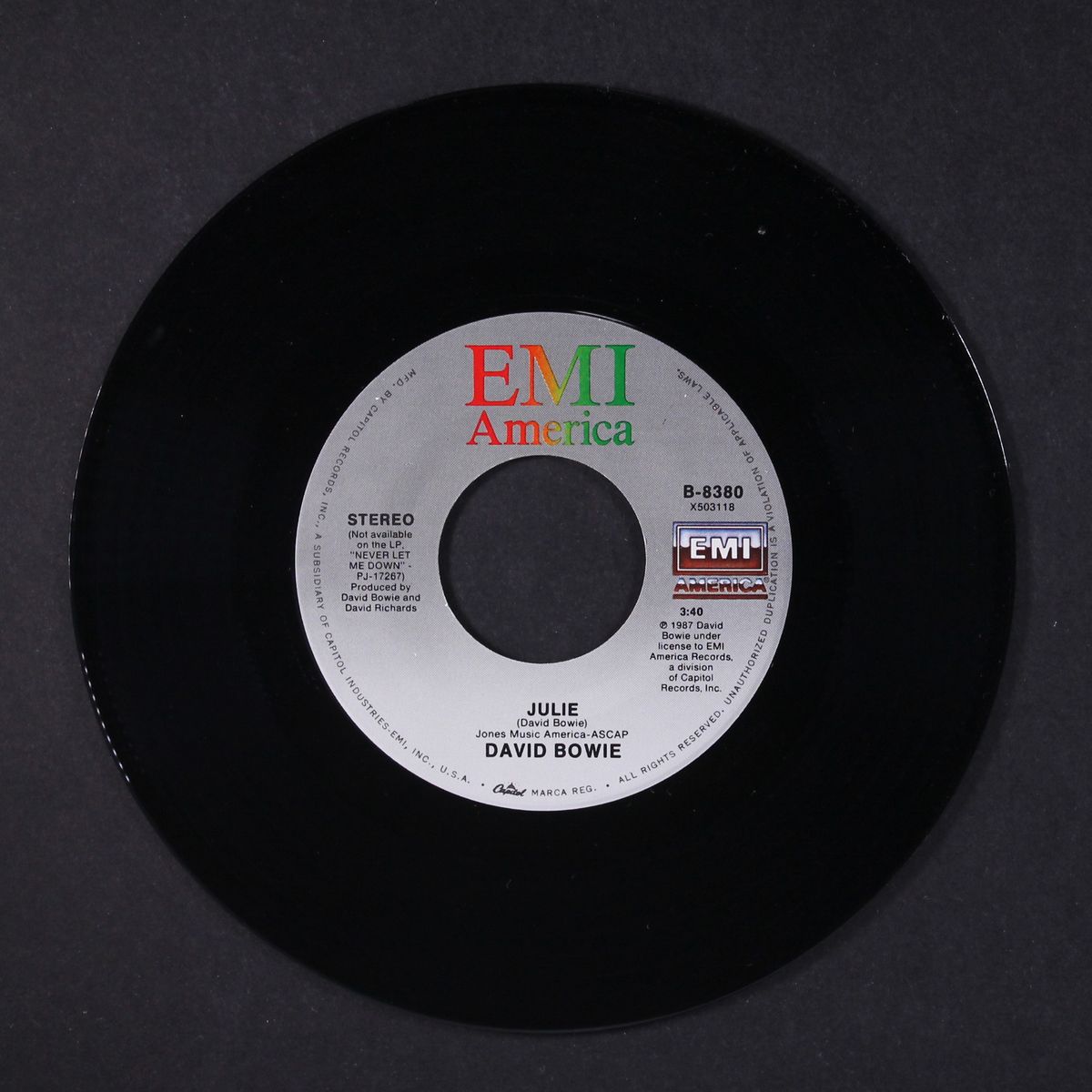 day in day out / julie by DAVID BOWIE