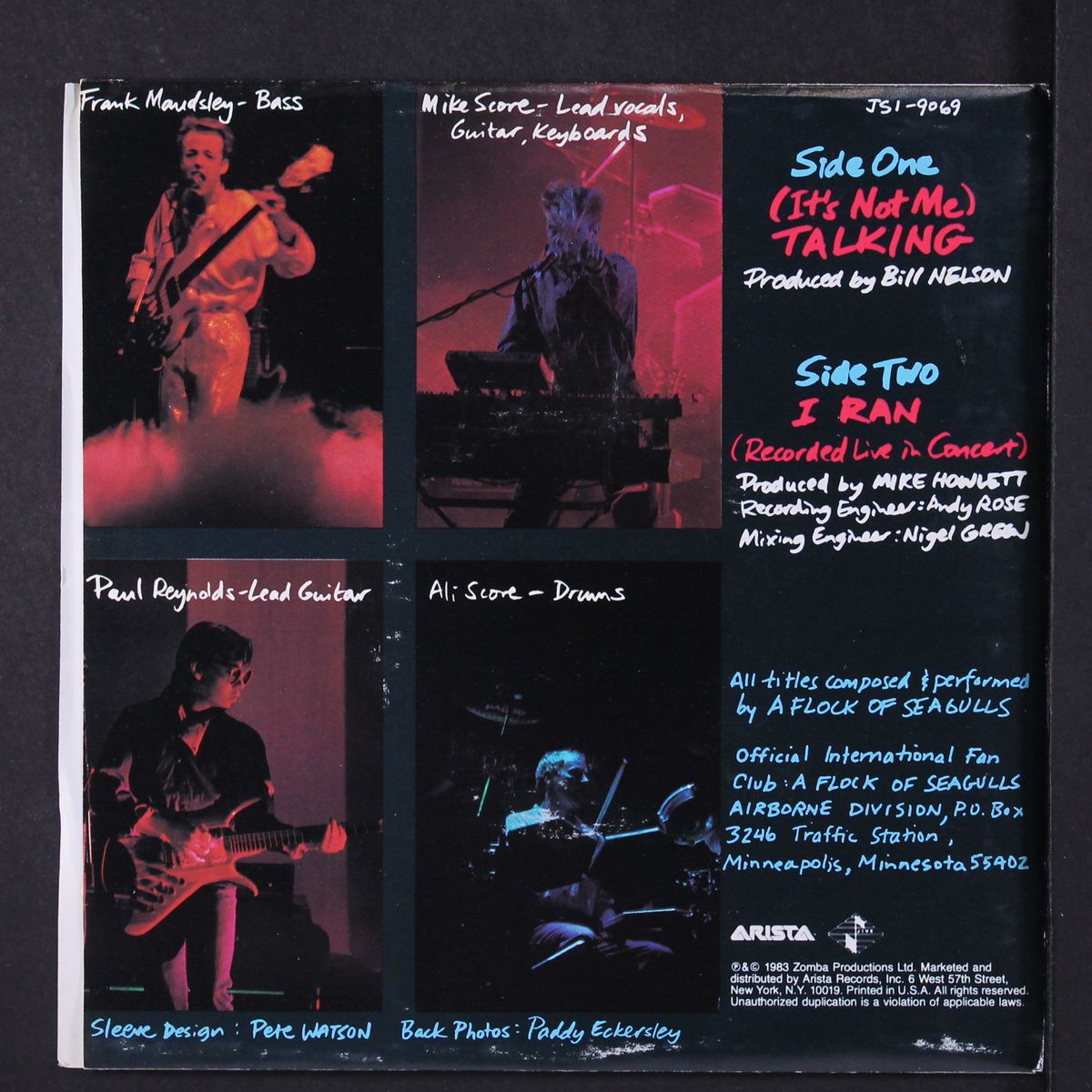 (it's not me) talking by FLOCK OF SEAGULLS