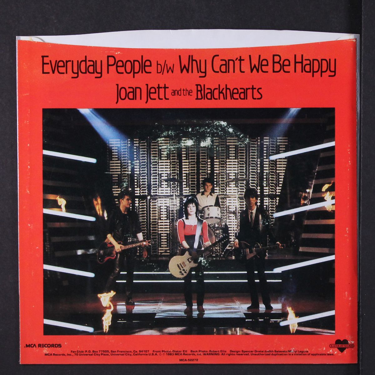 everyday people / why can't we be happy by JOAN JETT & BLACKHEARTS