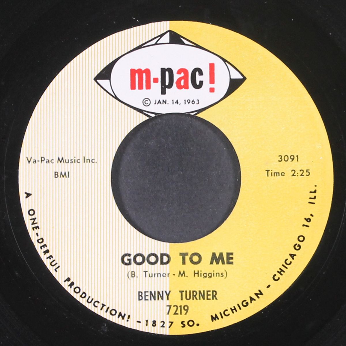 i don't know / good to me by BENNY TURNER