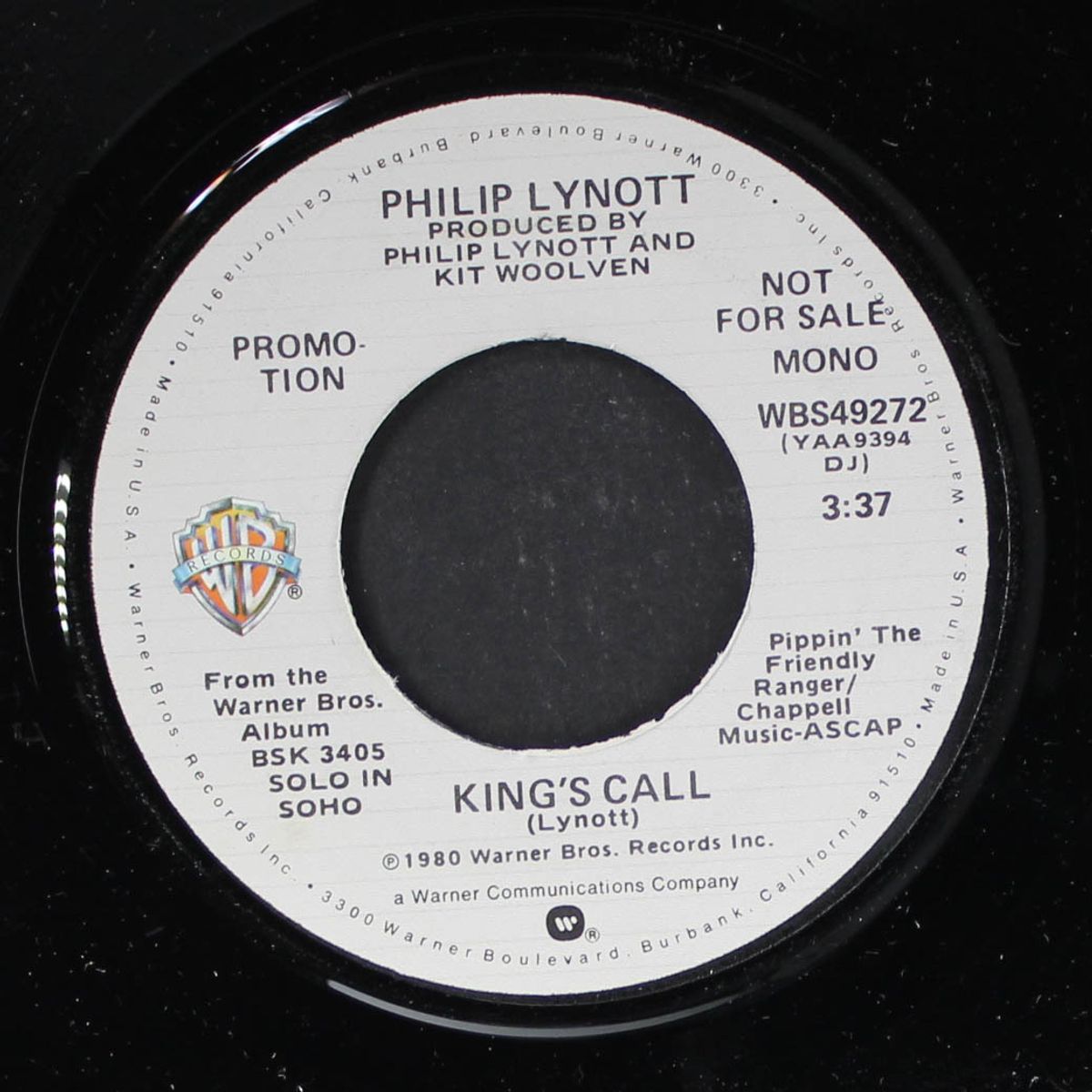 king's call / mono by PHILIP LYNOTT
