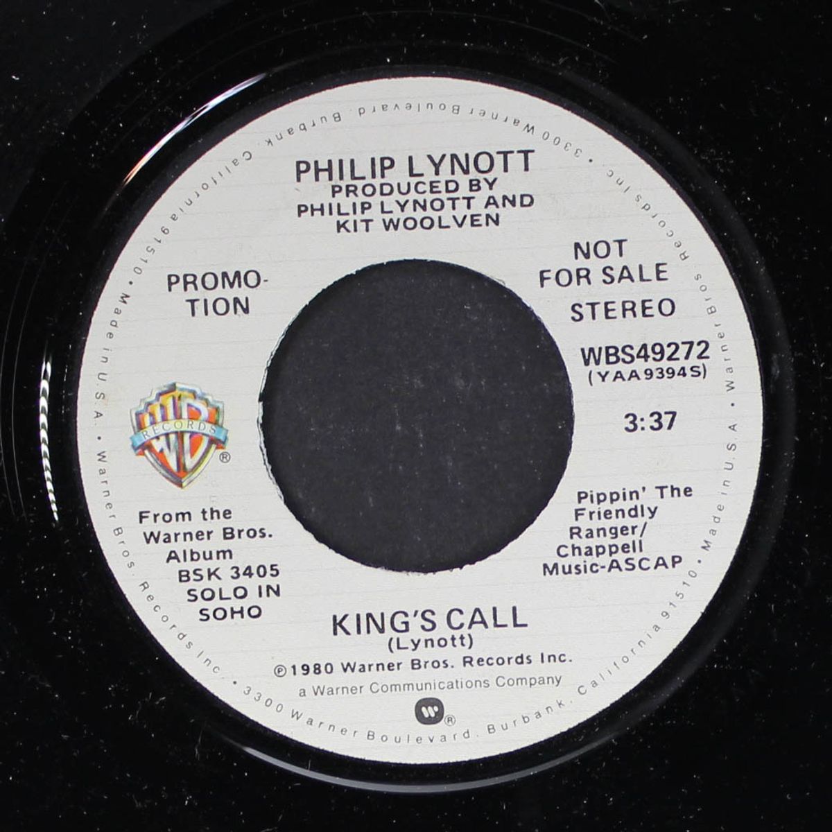 king's call / mono by PHILIP LYNOTT