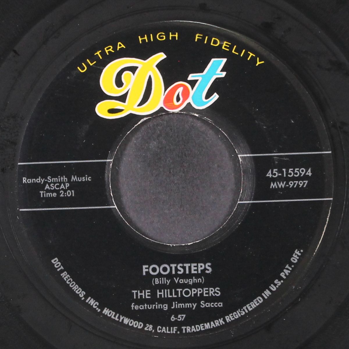 a fallen star / footsteps by HILLTOPPERS