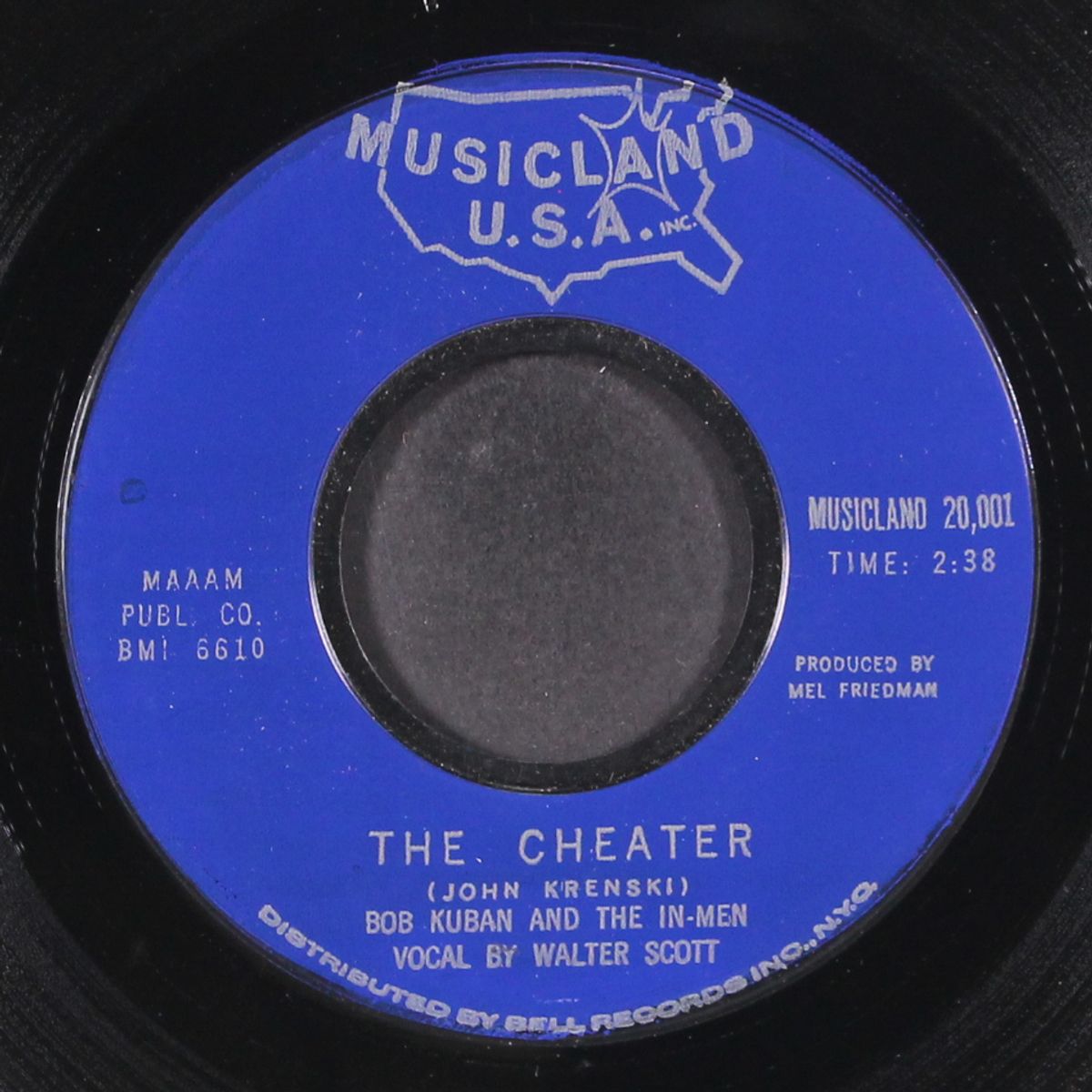 the cheater / try me baby by BOB KUBAN & IN-MEN