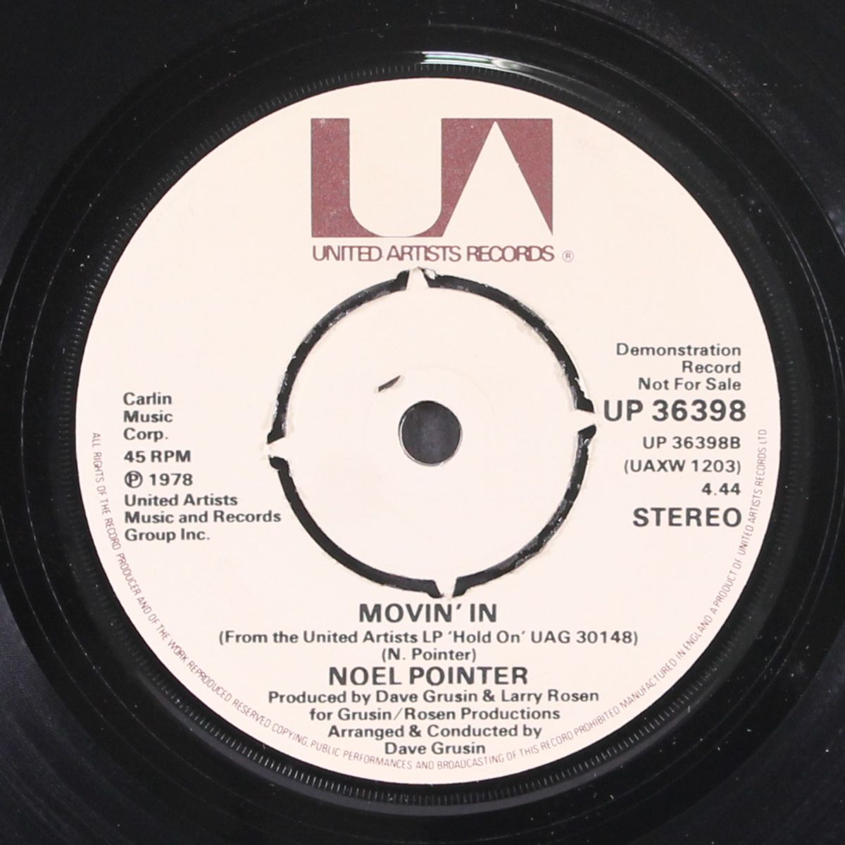 stardust lady / movin' in by NOEL POINTER
