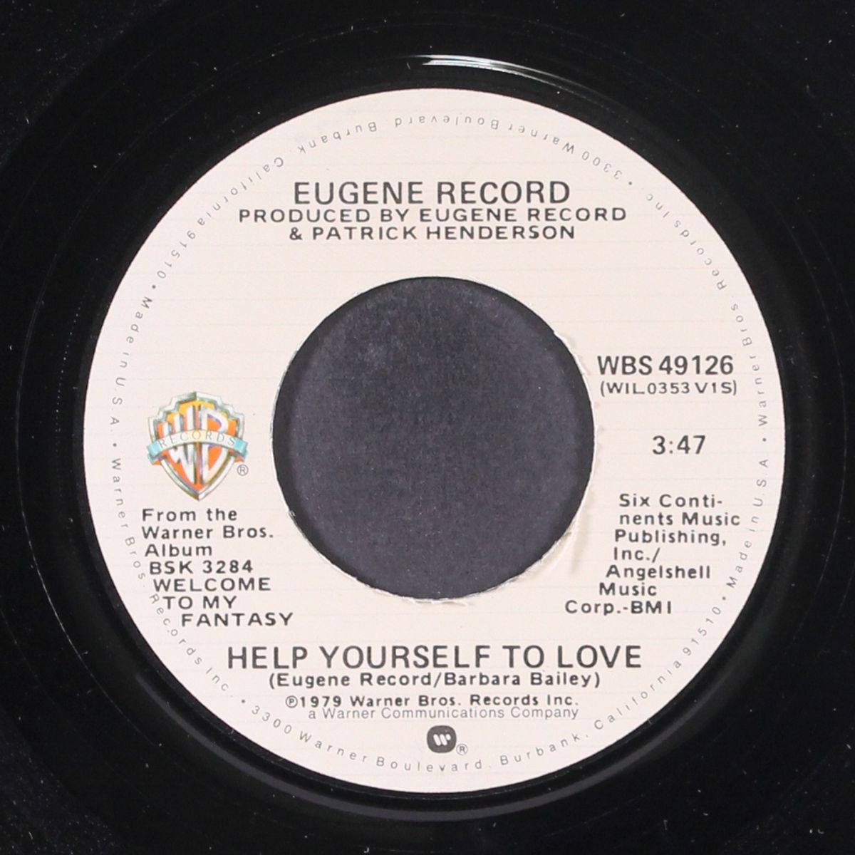 fan the fire (edit) / help yourself to love by EUGENE RECORD
