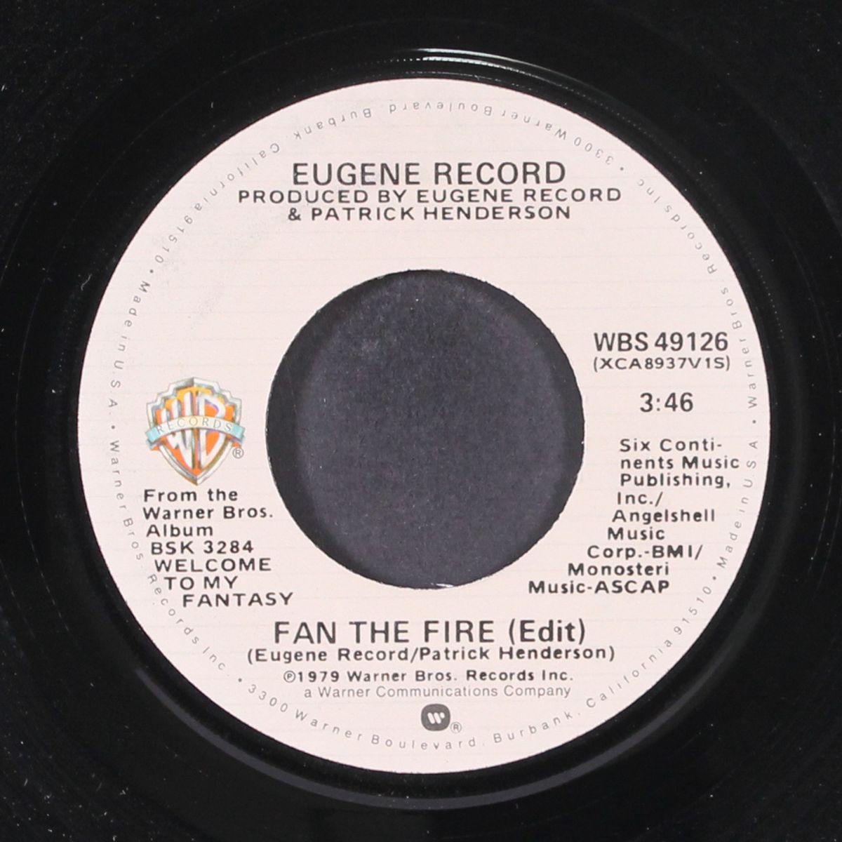 fan the fire (edit) / help yourself to love by EUGENE RECORD