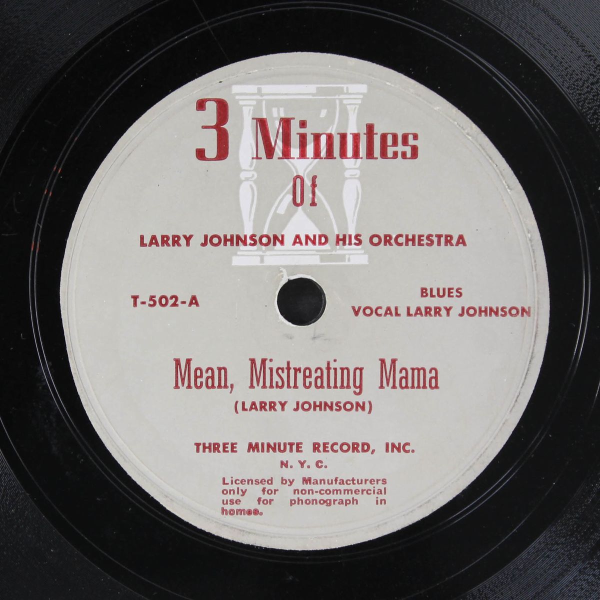 mean, mistreating mama / not now, i'll tell you when by LARRY JOHNSON