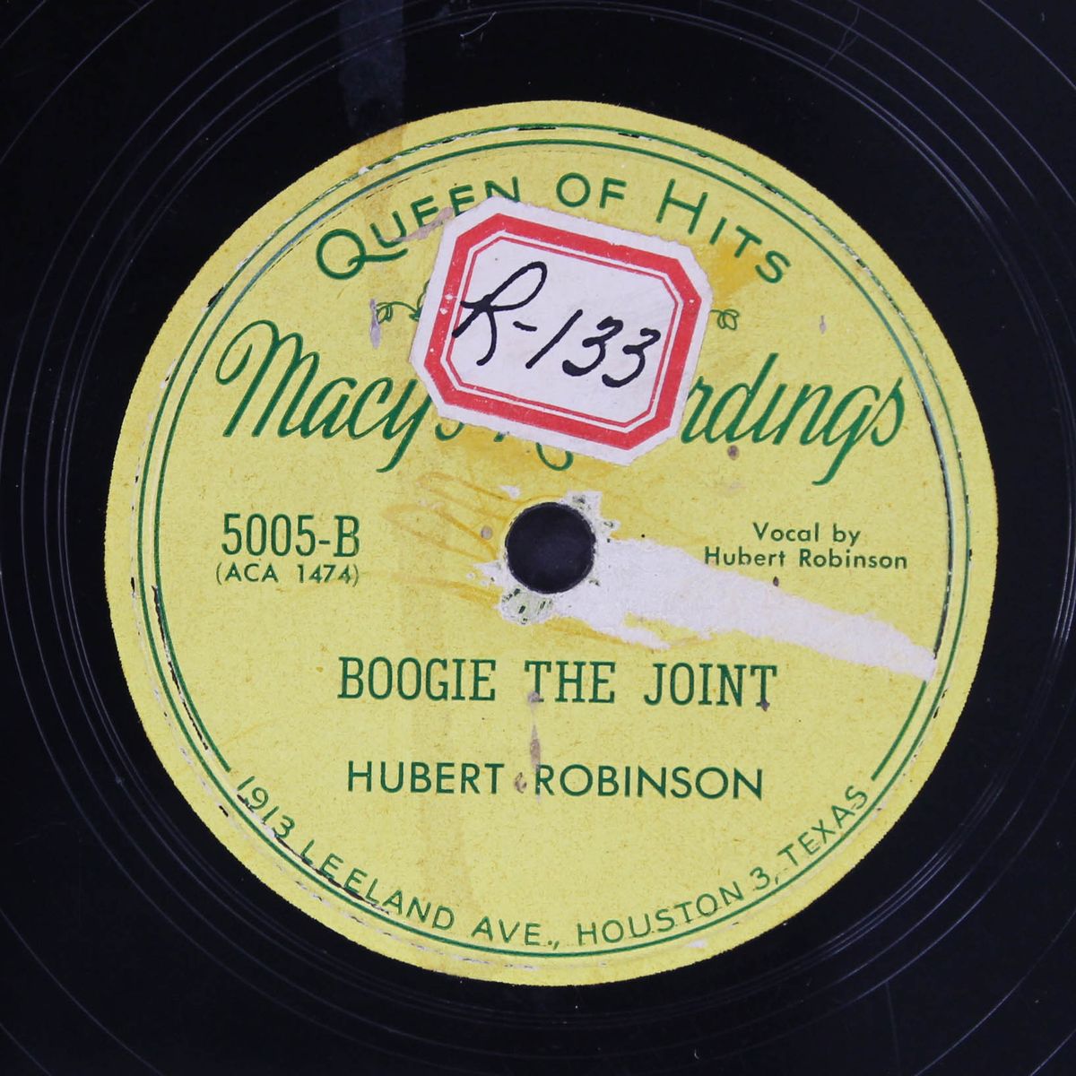 where were you pretty baby / boogie the joint by HUBERT ROBINSON