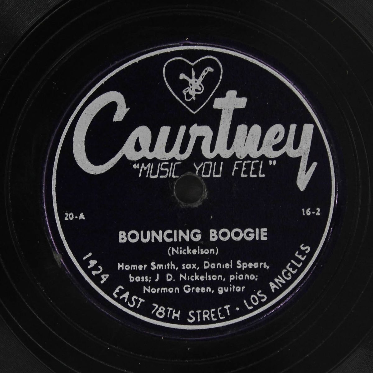 bouncing boogie / sweet woman blues by HOMER SMITH
