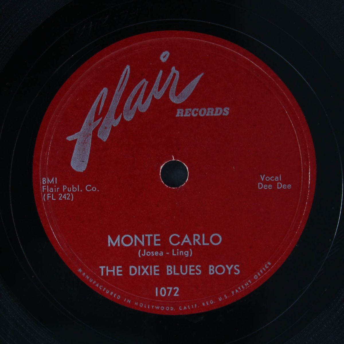 monte carlo / my baby left town by DIXIE BLUES BOYS