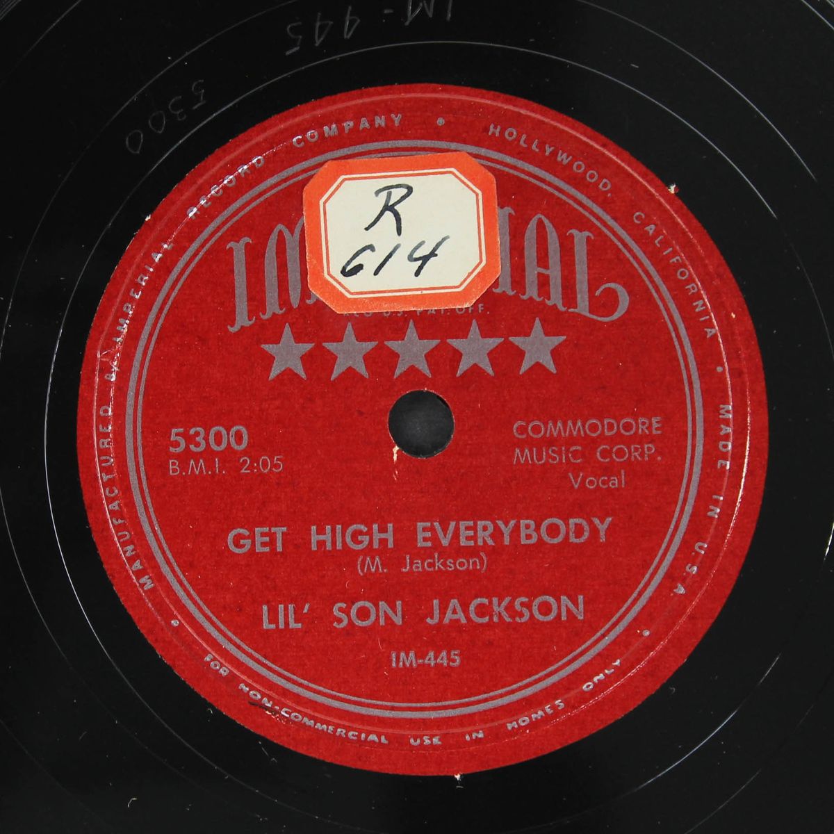 let me down easy / get high everybody by LIL' SON JACKSON