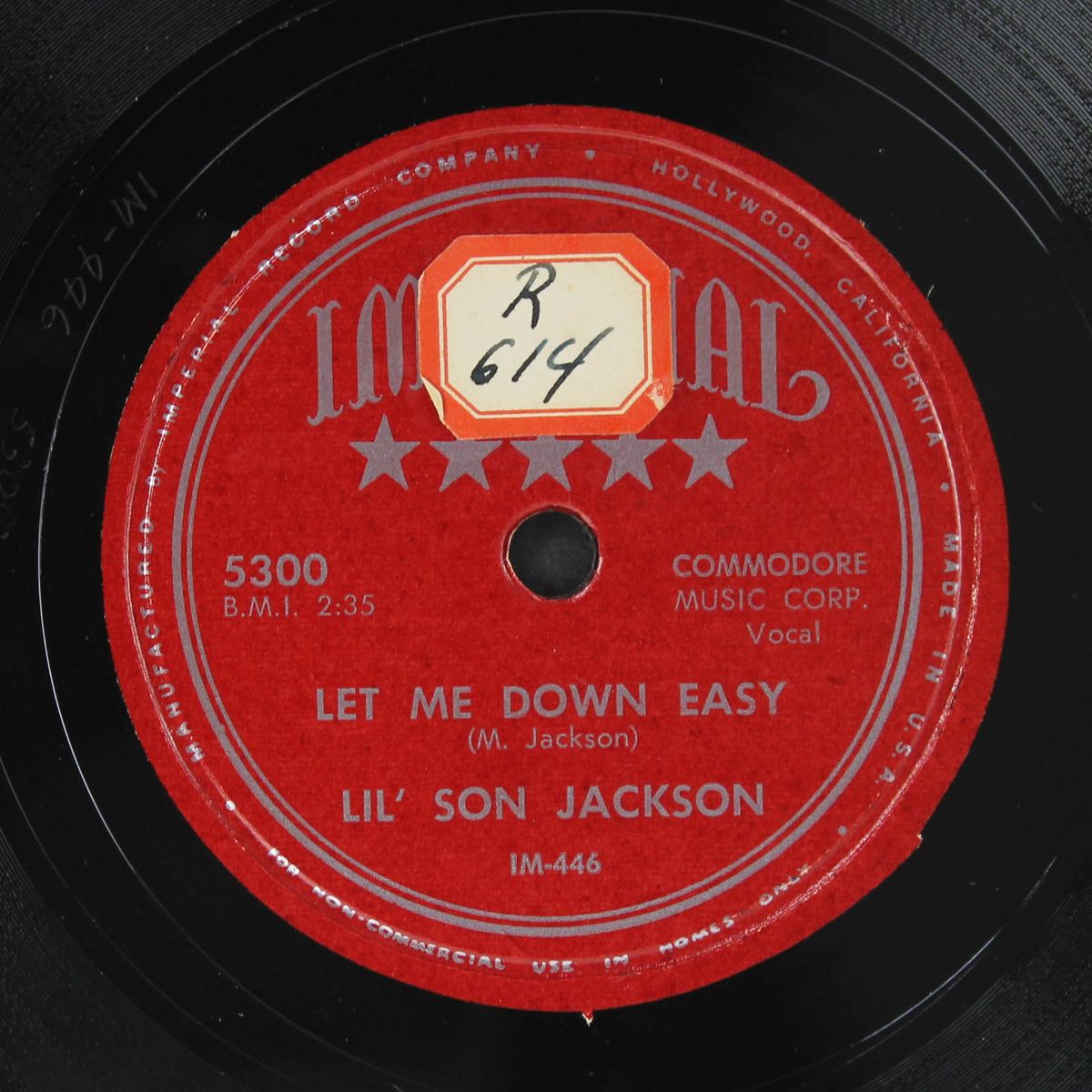 let me down easy / get high everybody by LIL' SON JACKSON