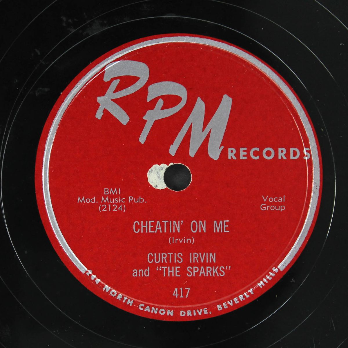 cheatin' on me / make a little love by CURTIS IRVIN