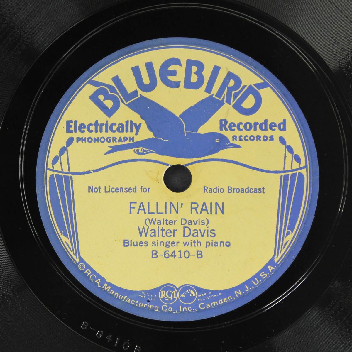 falllin' rain / just wondering by WALTER DAVIS