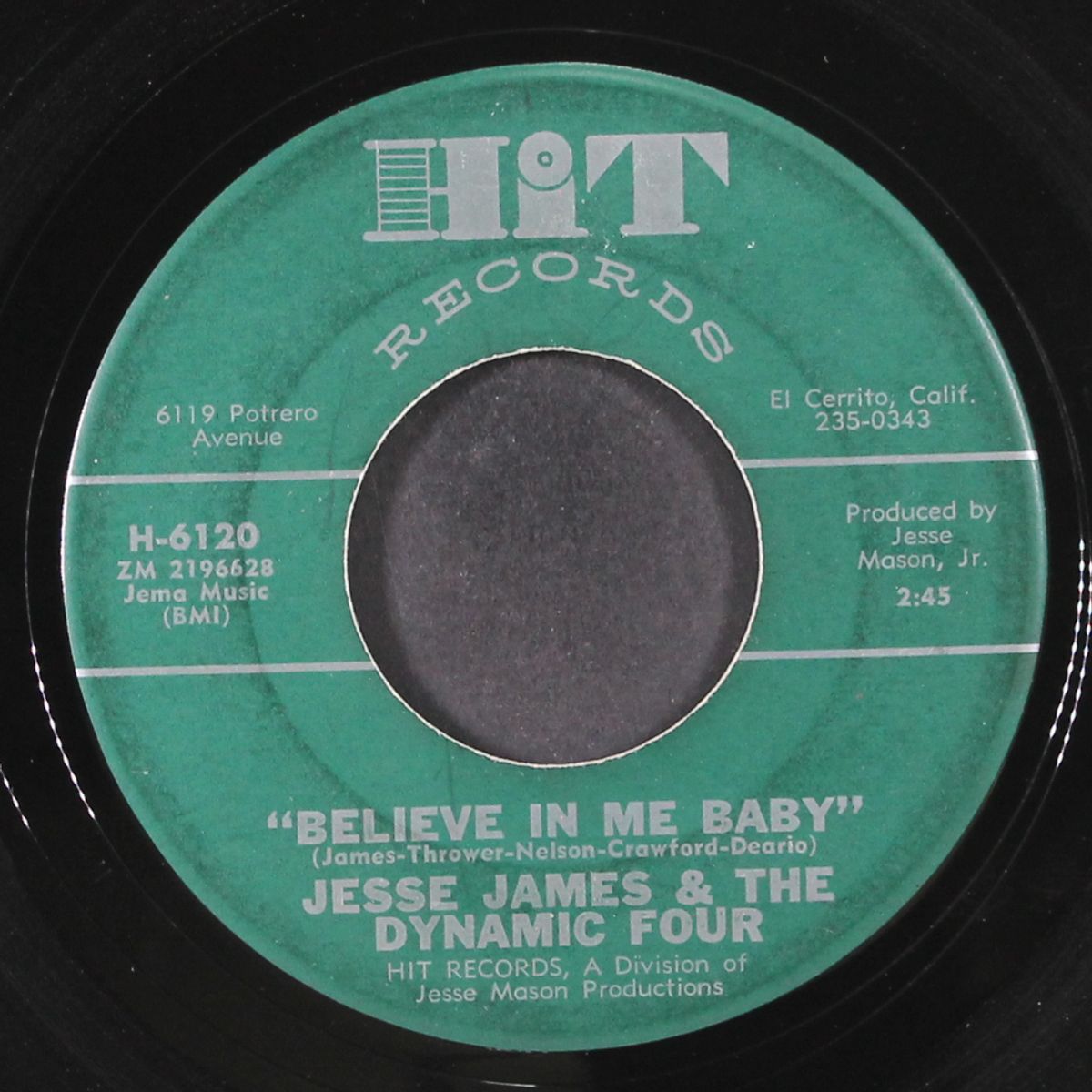 believe in me baby by JESSE JAMES & DYNAMIC FOUR