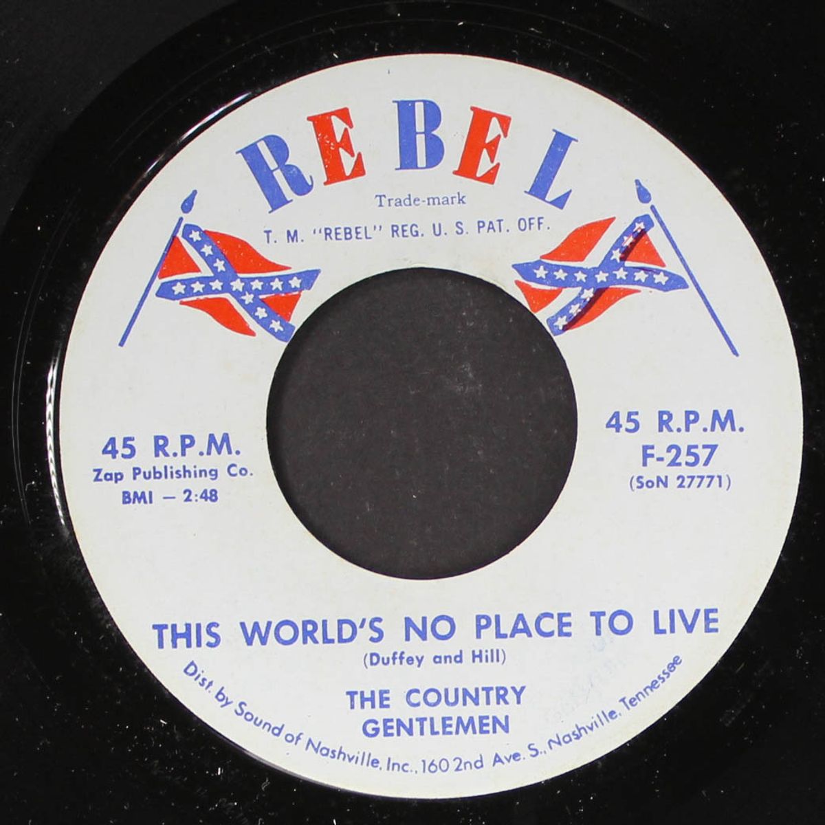 this world's no place to live / a cold wind a' blowin' by COUNTRY GENTLEMEN