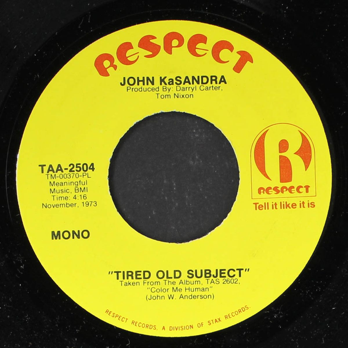 mose part iii / tired old subject by JOHN KASANDRA