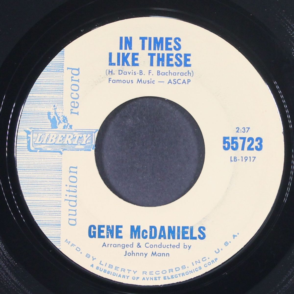 in times like these by GENE MCCDANIELS