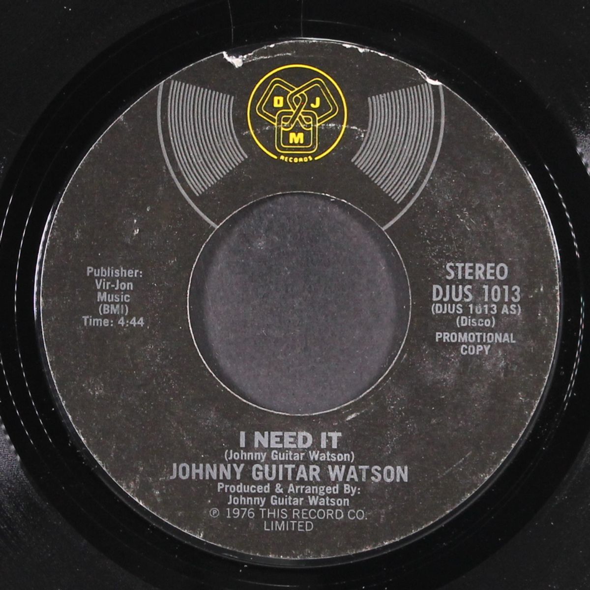 i need it / short by JOHNNY GUITAR WATSON