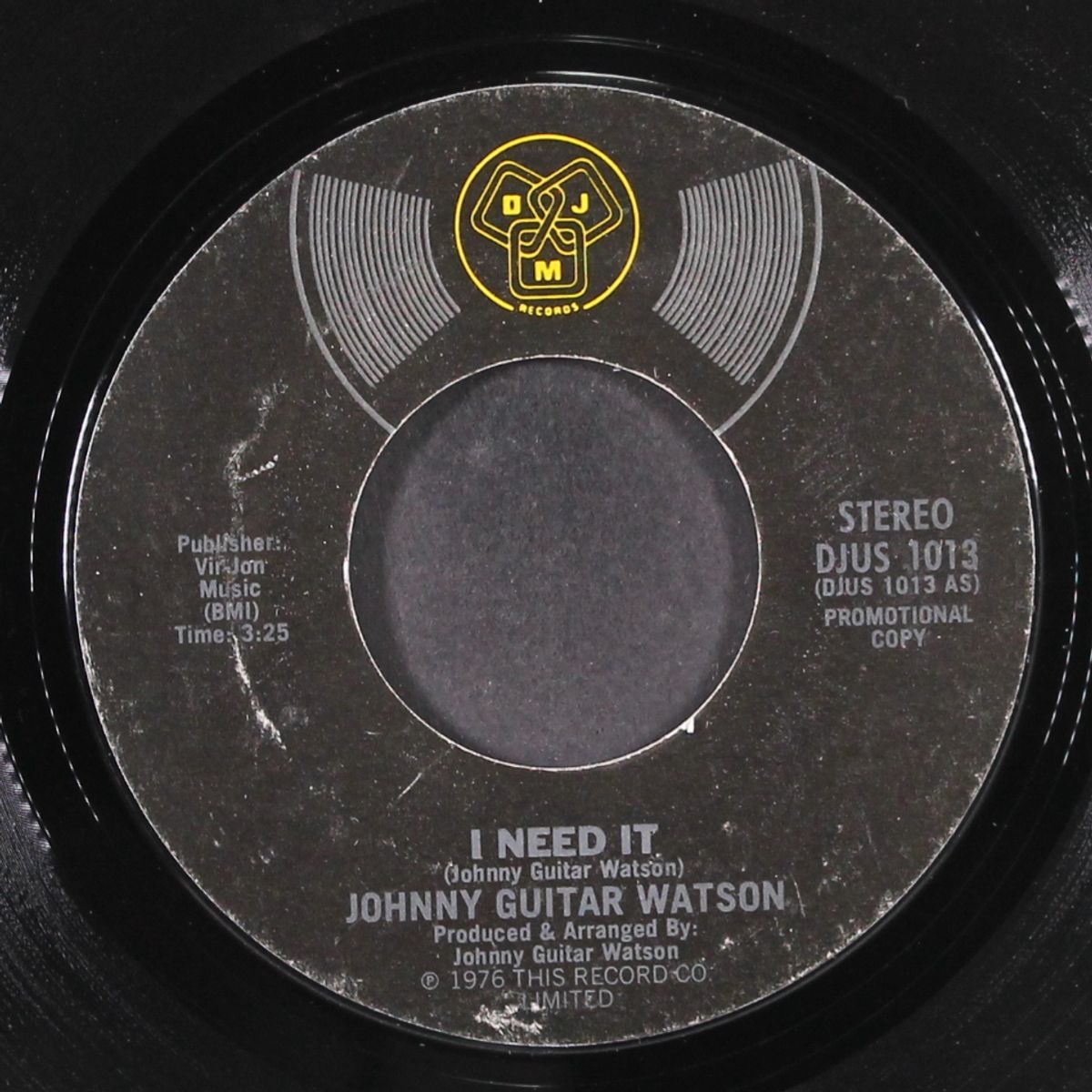 i need it / short by JOHNNY GUITAR WATSON
