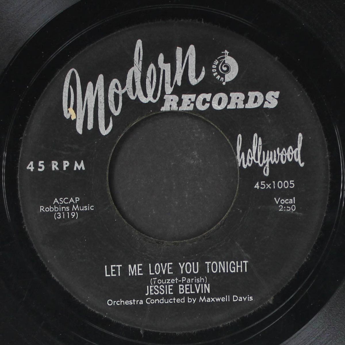 goodnight my love / let me love you tonight by JESSIE BELVIN