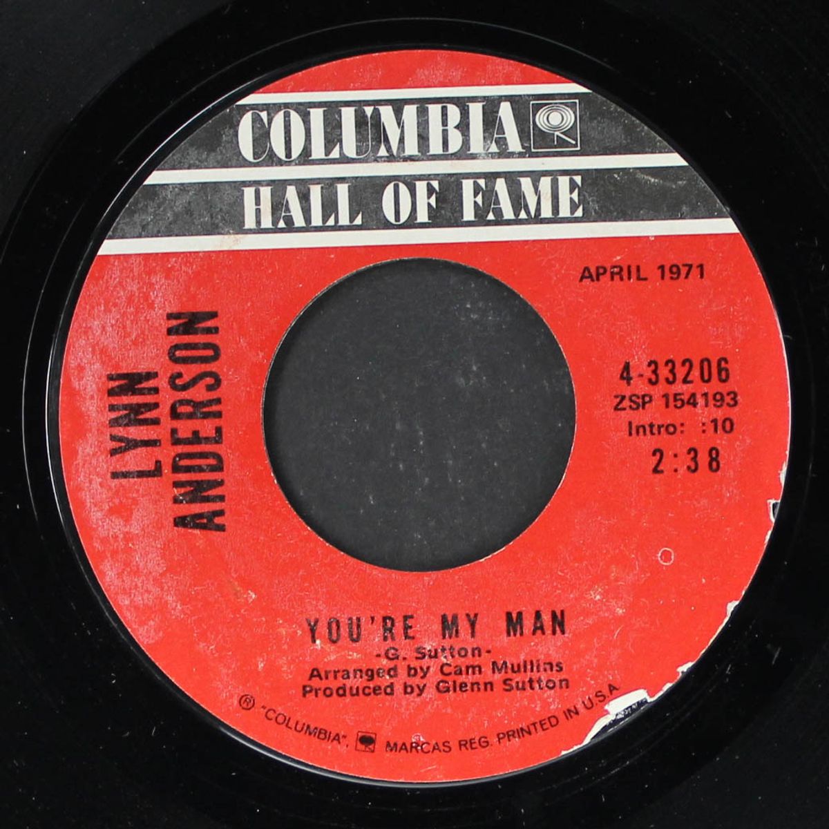 rose garden / you're my man by LYNN ANDERSON