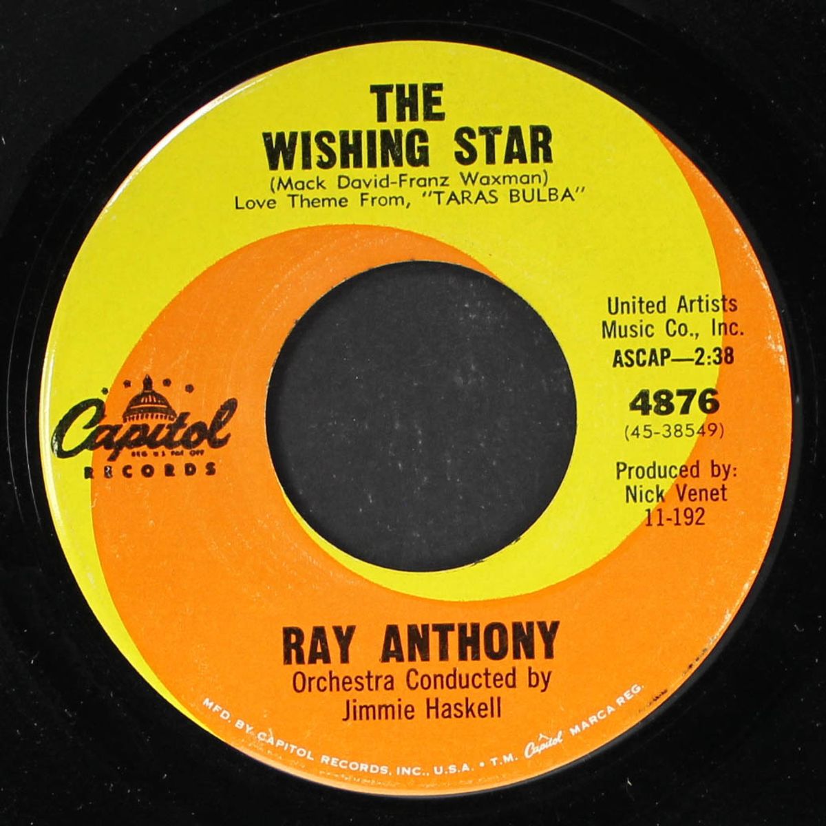 let me entertain you / the wishing star by RAY ANTHONY