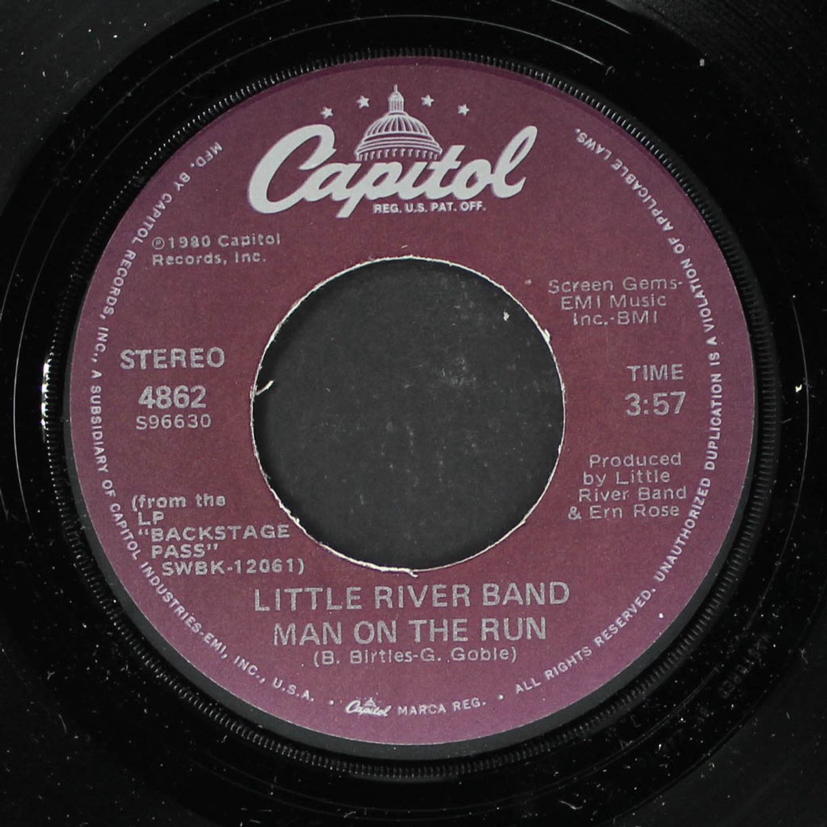 it's not a wonder / man on the run by LITTLE RIVER BAND