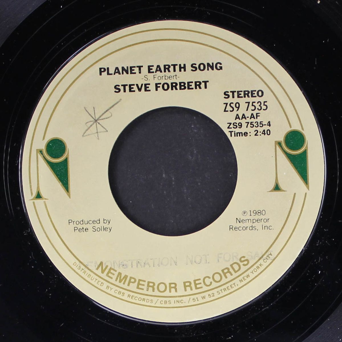 get well soon / planet earth song by STEVE FORBERT