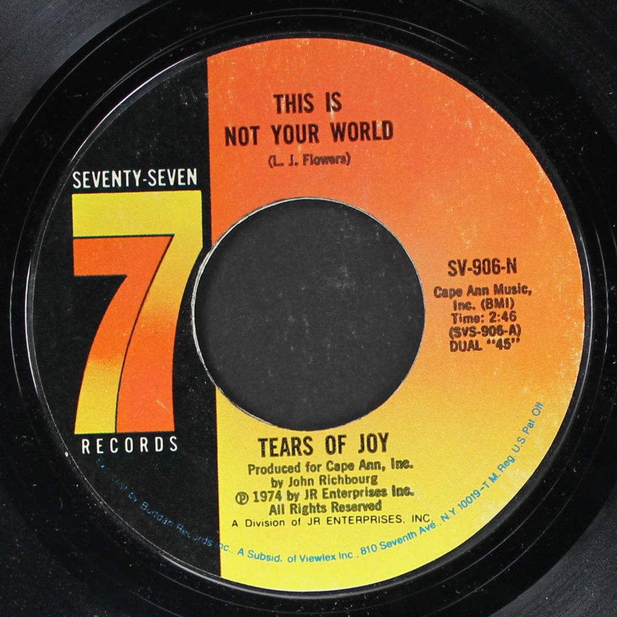 this is not your world / a brand new me by TEARS OF JOY