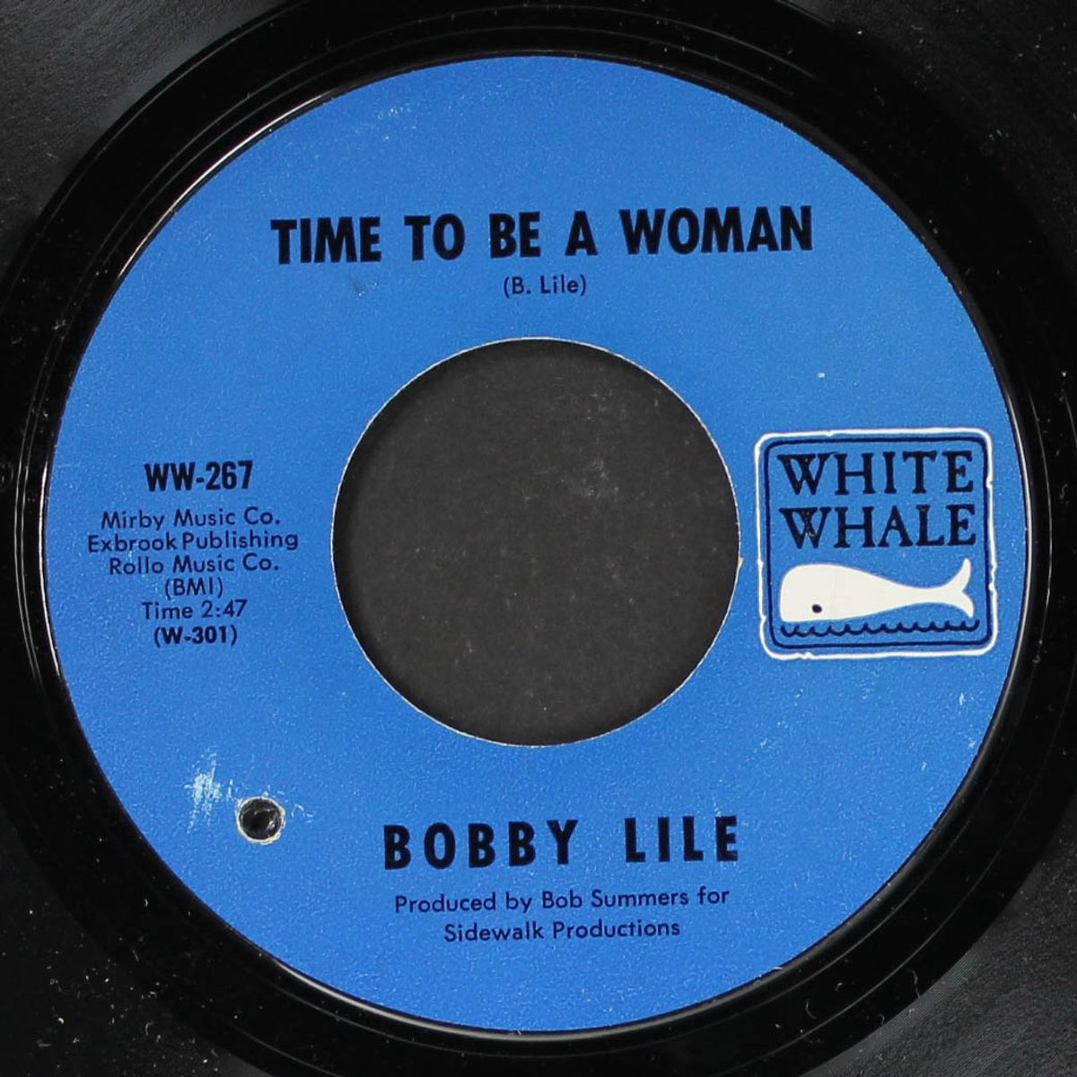 down comes the world / time to be a woman by BOBBY LILE